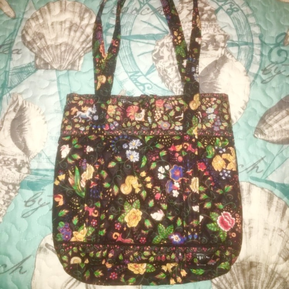 Vera Bradley tavern on the green tote vintage